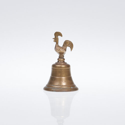 Campana bronce con gallo arriba