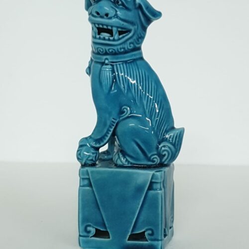 Figura León Chino porcelana