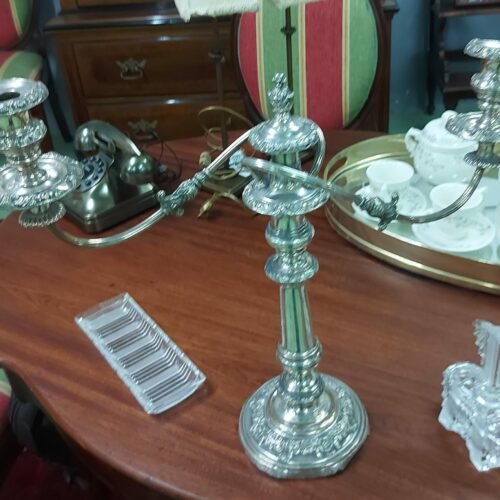 Candelabro Inglés Silver plated