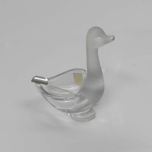 Cenicero figura pato cristal