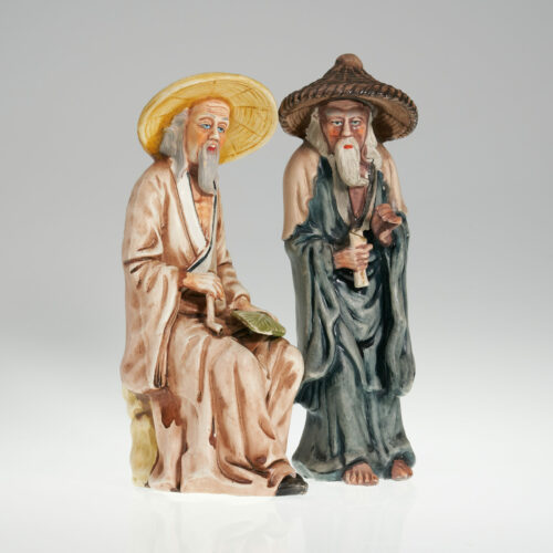 Figuras porcelana sabios chinos