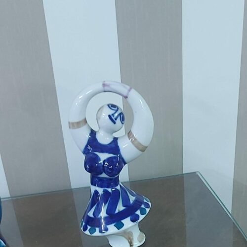 Figura de bailarina de cerámica Sargadelos